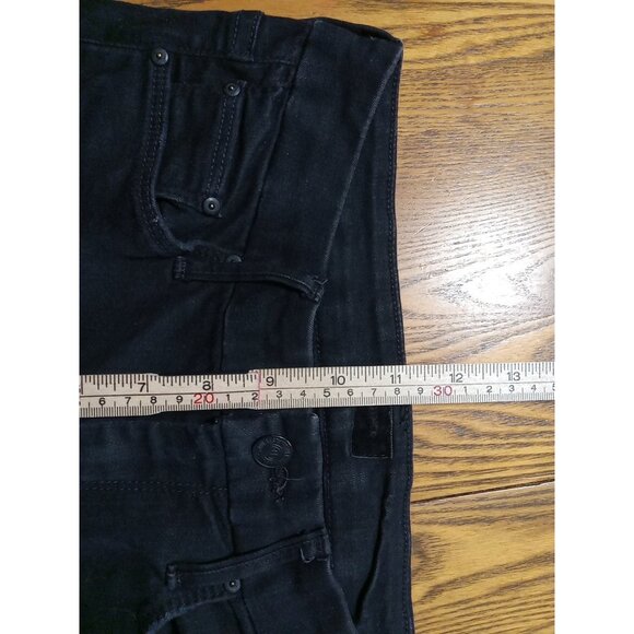 MOTHER Jeans Womens 27 BLACK THE LOOKER ANKLE FRAY Preowned Summer Spring Used - Picture 5 of 14